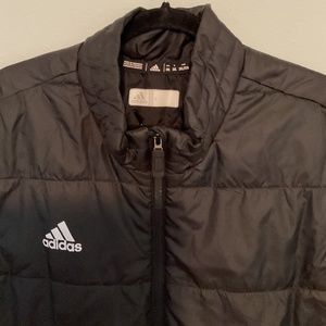 Adidas black puffer vest